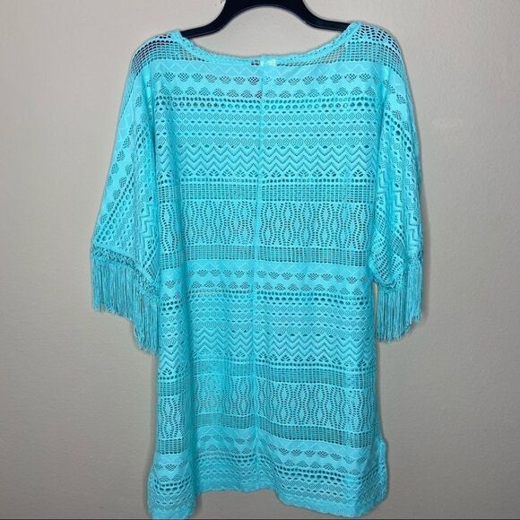 Kenneth Cole Tough Luxe Boat Neck Tunic Cover-up - Picture 3 of 9